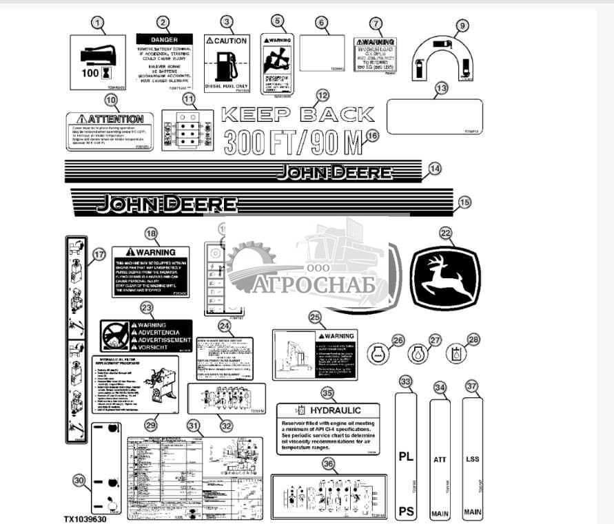 Товарные знаки и накл. (английский) 